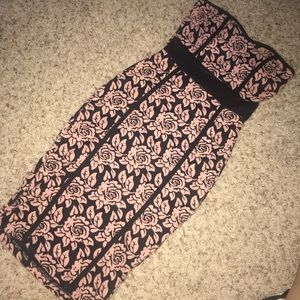 beautiful body fitting floral dress